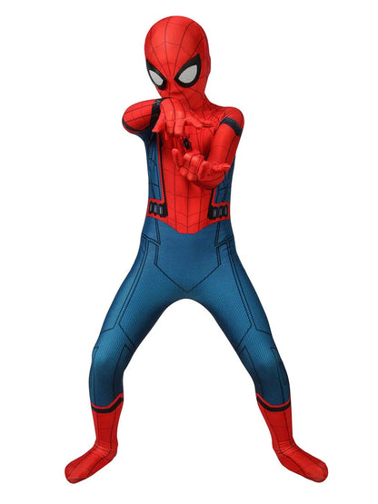 Spiderman Zentai Costume Anime Superhero Miles Morales Spider Man Cosplay Costume Bodysuit Halloween Costume for Kids Boy Adult