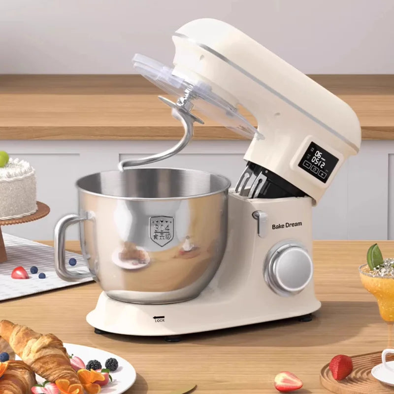 Biaojun 2026 New Stand Mixer Fully Automatic Dough Kneading Beating Fermentation Stirring Machine