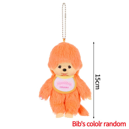 Monchhichi Plush Keychain Kawaii Monchichi Pendant Backpack Charms Cartoon Monchich Keyring Party Favor Gifts 키티 몬치치 モンチッチ