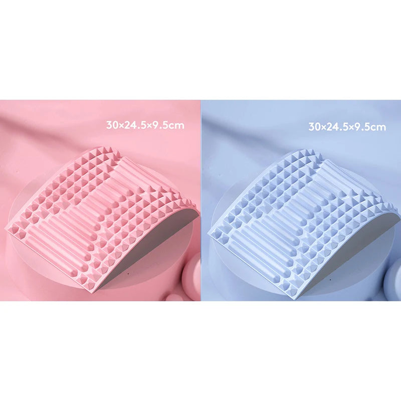 Back Stretcher Neck Pillow Relieve Massage Lumbar Support Massager for Neck Waist Stretch Device for Lower Back Stretcher YBAMQ2