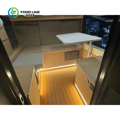 Customized Full Kitchen Truck Camper With Stove And Sink Overland Camping For Travel Groups Bulk Order