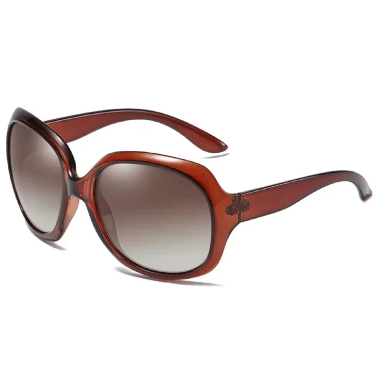Polarized Women Sunglasses Oversized Anti Reflective UV400 Fashionable Simple Sports Style Drive