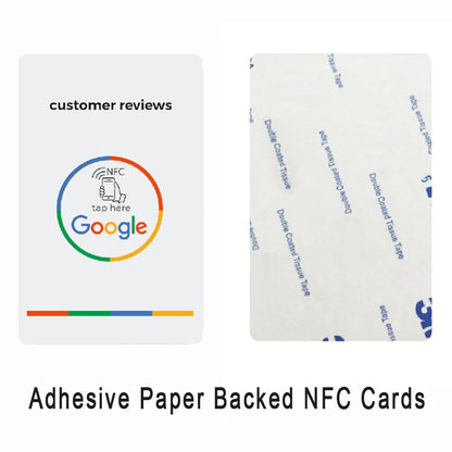 Universal NFC Cards Google Review NFC Card  Increase Your Reviews PVC Material Standard Card Size