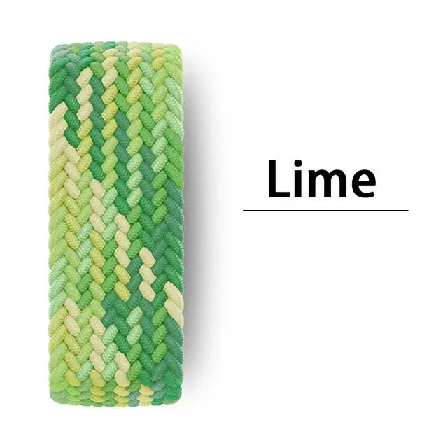 Band For Apple watch Series 10 11 46mm 42mm 9 7 8 5 SE 6 44mm 45mm 40mm 41mm Ultra 49mm bracelet correa Braided Solo Loop Strap