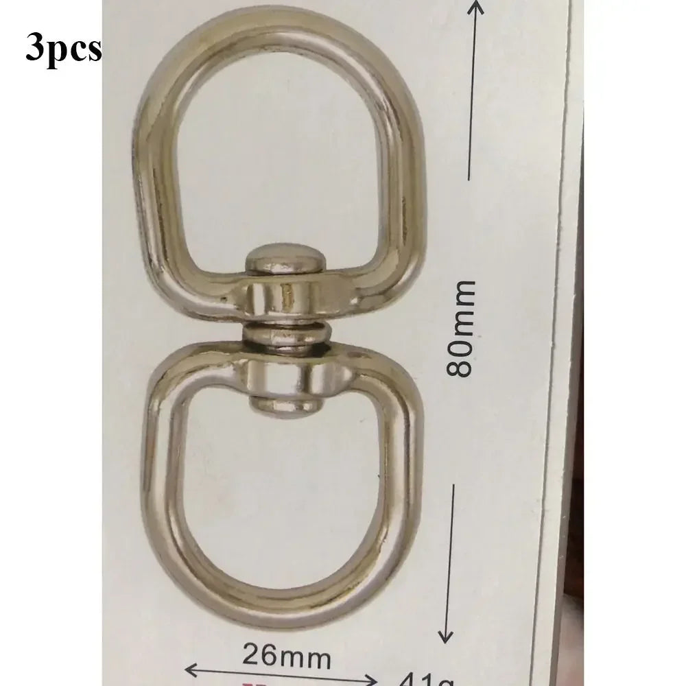 Metal Eight-Character Rotating Buckle Ring Anti-Knotting Dog Chain Buckle Connecting Ring DIY Jewelry Pendant Jewelry Accessory
