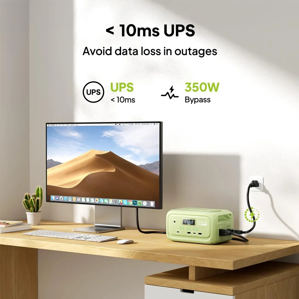 【Renew】BLUETTI Elite 10 128Wh 200W Mini Power Station LiFePO4 100W USB C Fast Charge Portable Solar Generator for Camping Travel