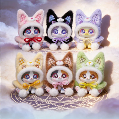 Supergg Picoco V2 Magic Lucky Cloak Cat Plush Pendant Blind Box Series Kitten Modeling Toys Ornament Mystery Box Surprise Gifts