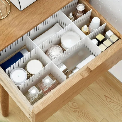 Household Drawer Divider Drawer Storage Divider Bedroom Cabinet Drawer Underwear Sock Sorting Adjustable DIY Storage Rack