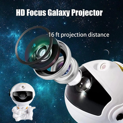 Astronaut Star Projector Lamp, Suitable for Multi-Room Decoration, A Great Gift, and a Perfect Starry Night Light for Bedroom