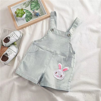 IENENS Summer Kids Baby Boys Jumper Pants Denim Shorts Jeans Overalls Toddler Infant Girl Playsuit Clothes Clothing Trousers