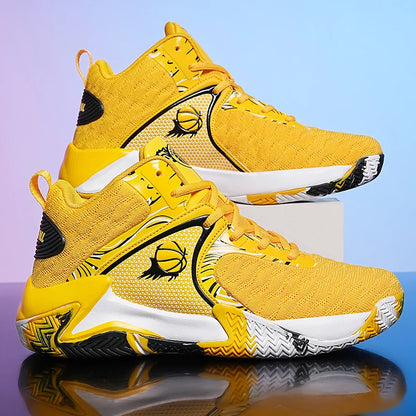 New Men's Basketball Shoes Cushion Anti Slip Sports Shoes Fitness Training Shoes Male Basketball Boots Tenis Sneakers Size 39-48