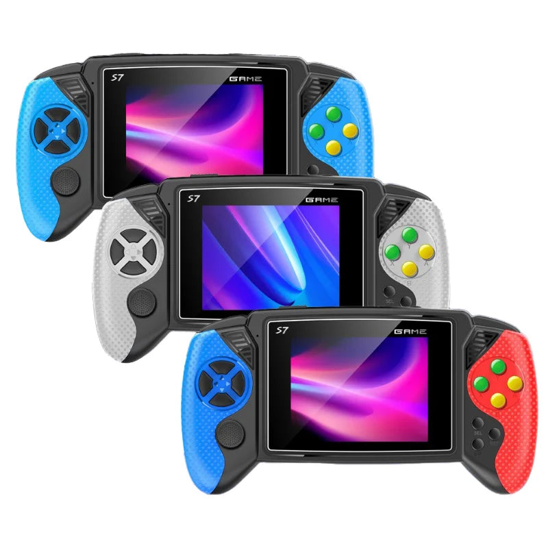 New S7 Retro Handheld Game Console 3.5 inch LCD Screen Built-in 620 Games Console Rechargeable Nostalgic Game Console for Kids