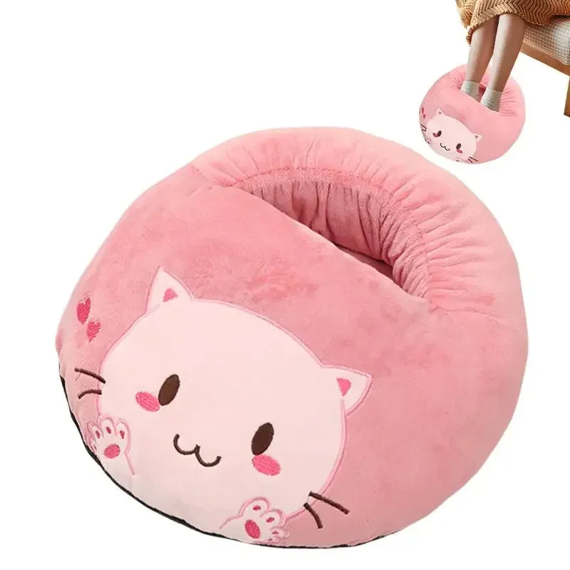 USB Foot Warmer Foot Heater Thermal Heater for Soft Plush Warm Foot Cover Electric Heating Feet Warmer for Home Bedroom