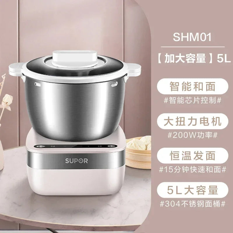 Stand Mixer Automatic Integrated Kneading Stirring Dough Fermentation Household Small Chef Machine for Baking