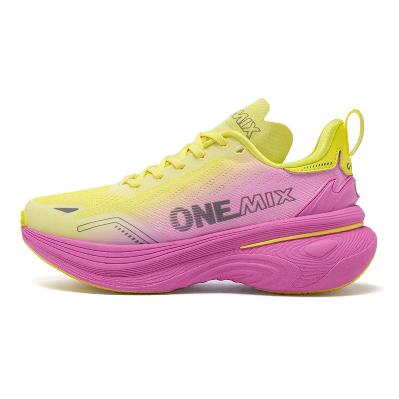 ONEMIX Bumper Max Jogging Running Shoes Unisex Lightweight Sneakers Road Wear-Resistant Fashion Sports Fitness Shoes