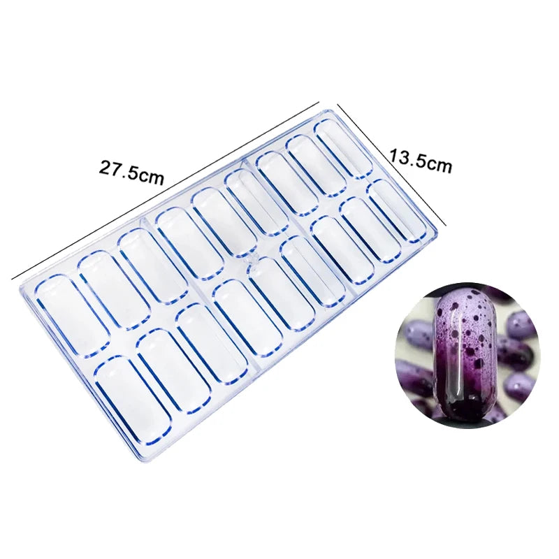 Chocolate Mold Plastic Creative Household Kitchen Baking Tools Food Grade Candy Baking Mold Various Styles DIY Baking Mold TMZ