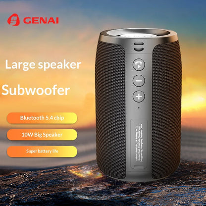 Bluetooth Speaker 10W Super Bass TWS Stereo Waterproof Portable Wireless Speaker Outdoor Party for Phone PC