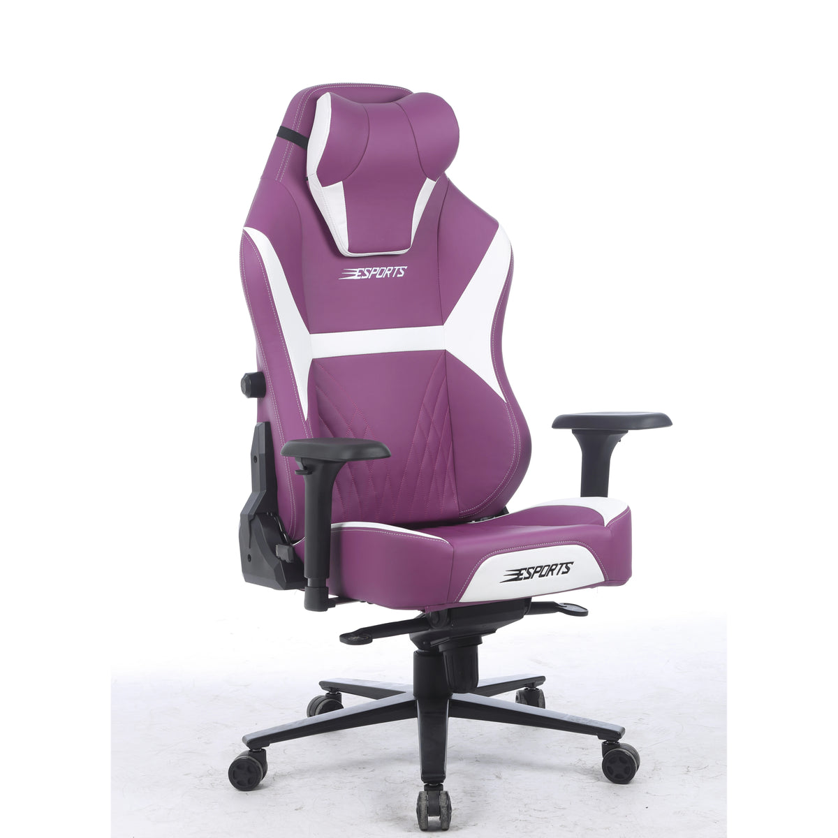 High Level Moulded Foam Combined PU Gamer Leather Chair with Memory Headrest Ergonomic Gaming Chair Silla Reclining Functional
