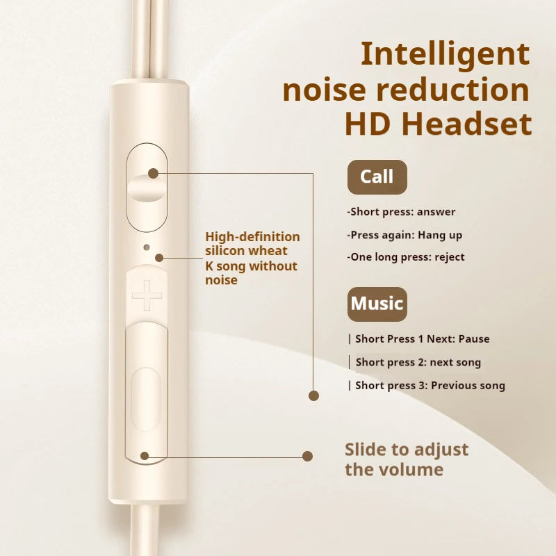 Metal Design Type C&3.5mm Wired Gamer Earphones 9D Stereo Sound Headsets Magnetic In-Ear Headphones For Samsung Handfree HD Call