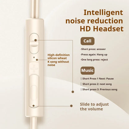 Metal Design Type C&3.5mm Wired Gamer Earphones 9D Stereo Sound Headsets Magnetic In-Ear Headphones For Samsung Handfree HD Call