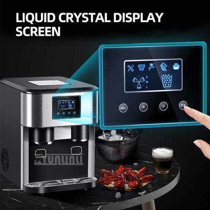 3 in 1 Ice Maker Crusher Portable Cold Water Machine Automatic Ice Making Machine Cubo De Gelo Mini Machine A Faire Des Glacon