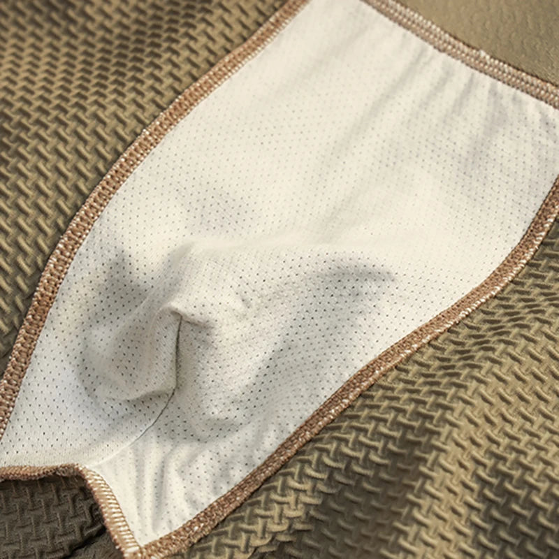 3Pcs Men's Underwear Ice Silk Mesh Boxer Shorts Sexy Panties Man Underpants Thin Male U Convex Lingerie Wholesale Lots L-6XL