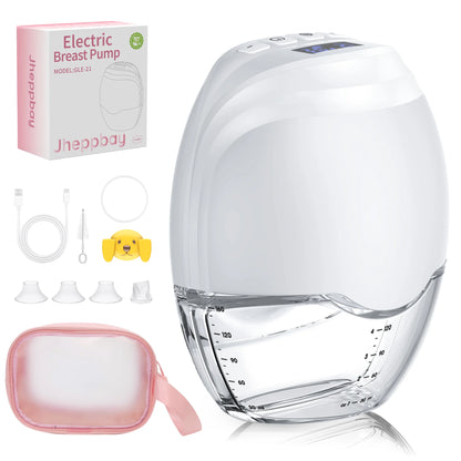 Electric Breast Pumps, 12 Levels & 3 Modes Wearable Breastpump Hands Free BPA Free LCD Display, Painless Wireless Breastfeeding