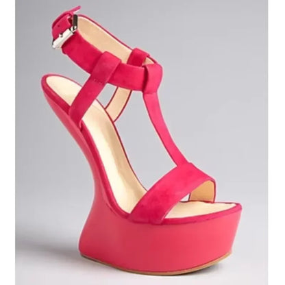 Strange Style Cross Tied Sandals Sexy Peep Toe Solid Accept Customized New Arrivals Fashion Women Runway Shoes