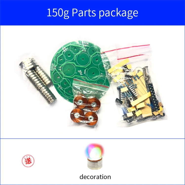 CIRMECH Intelligent Magnetic Levitation Push Type Magnetic Levitation DIY Kit DC12V 2A New Style Suspension Magnetic