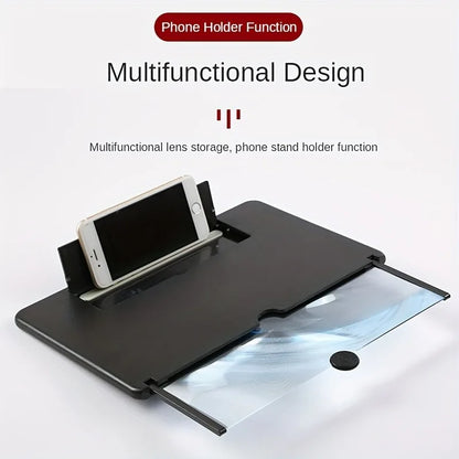 10/12 inch HD Mobile Phone Screen Amplifier Universal Anti-Blue Light Eye Protection Phone Magnifying Glass for Video Game Movie