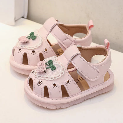 Squeaky Baby Shoes Summer Kids Shoes Baby Boy Shoes Squeakers Anti Slip 0-2 Years Squeaky Sneakers Girl Sandals Toddler Shoes