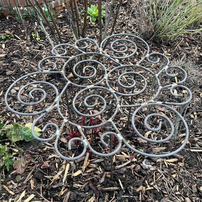 Peony Cage Heavy Duty Metal Weather-Resistant Grow Through Plant Support for Tall Heavy Flowers Peonies Roses Hydrangeas