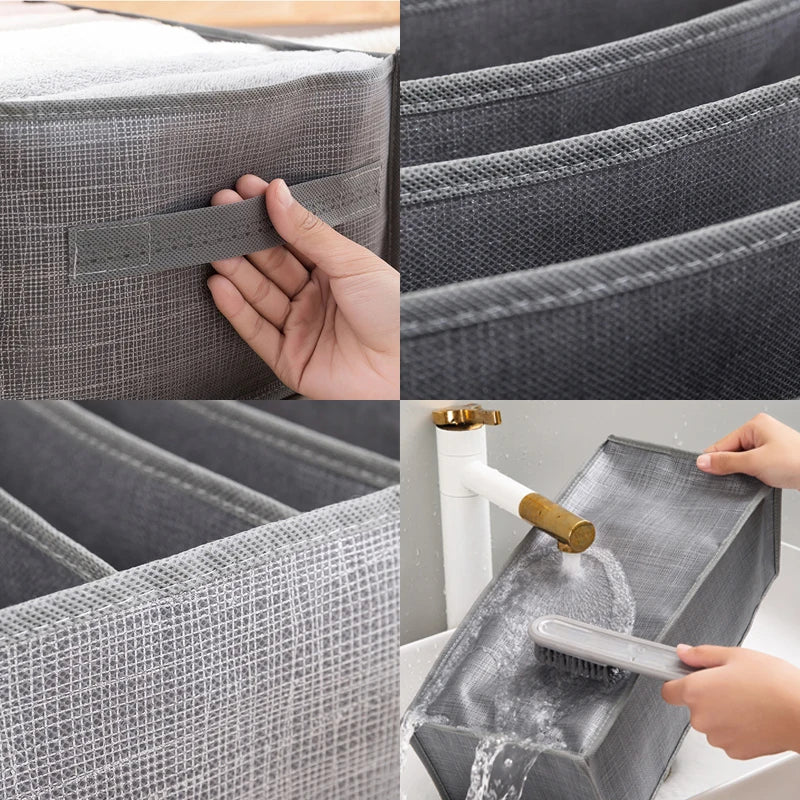 Jeans Pants Storage Box Wardrobe Clothes Organizer Cabinet Drawer Separator Underwear Socks T-Shirt Storage Organizers