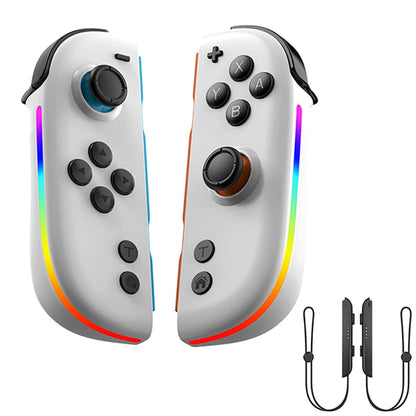 Bluetooth 5.3 Gamepad Controller For Nintendo Switch/OLED/Lite Joycon RGB Colorful Light L/R Wireless Game Console Joystick
