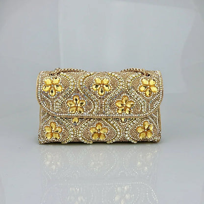 New fashion Rhinestone Handmade Shoulder Bag High Quality Shoulder Crossbody Evening Bag