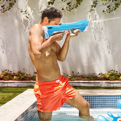 Electric Water Gun Auto Suction 32ft Range Pool Beach Outdoor Party High-Speed Burst