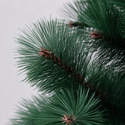 Artificial Christmas Tree 120-210cm PET Pine Needle Xmas Tree Optional USB Warm White Cool White Multicolor Lights Metal Stand