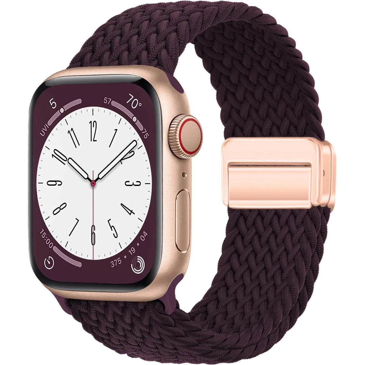 Braided Strap For Apple Watch Bands 40mm 45mm 41mm 44mm 42/46mm 49mm magnetic Bracelet iWatch series se 7 5 6 8 9 10 11 Ultra3 2