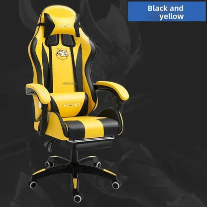 Modern Professional PC Computer Gamer Chair Light Luxury Leather Office Chair Internet Cafe Racing Esports Comfortable Furniture