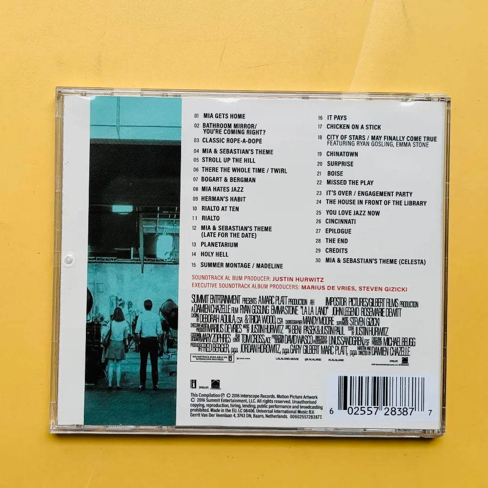 La La Land Original Motion Picture Soundtrack CD Movie Soundtrack Jazz Musical Music For Fans Collection Gift In Stock