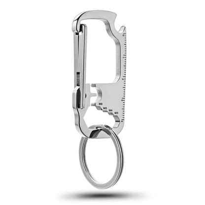 Stainless Steel Personalized Keychains Multifunctional Custom Lettering Keyrings Wrench Tool Bottle Opener Key Chain Ring K421