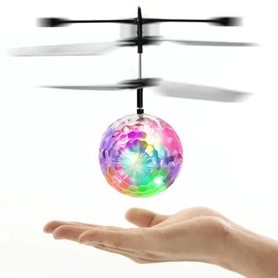 Flying Ball Toys Kids Flying Hover Ball Colorful LED Drone RemoteInfrared Induction Gifts for Kids Teenagers Indoor Outdoor