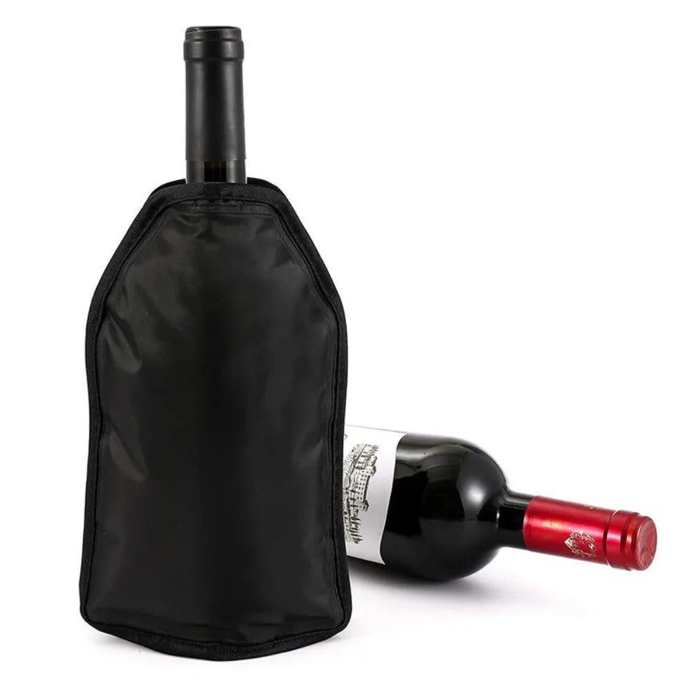Wine Cooling Holder Ice Bag Jelly Picnic Beverage Nylon Wine Cooler Sleeve Soft Drink Rack Bar Tools Beer Champagne Bucket