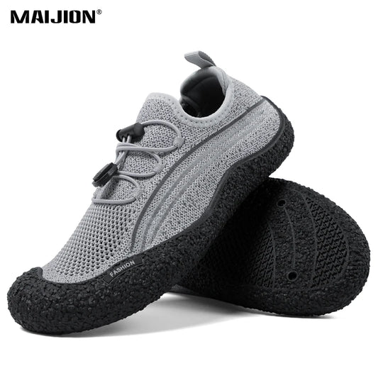 Barefoot Beach Wading Shoes Men's Quick Dry Mesh Water Sports Shoes Women Anti-slip Seaside Aqua Shoes Outdoor Wading Sneakers