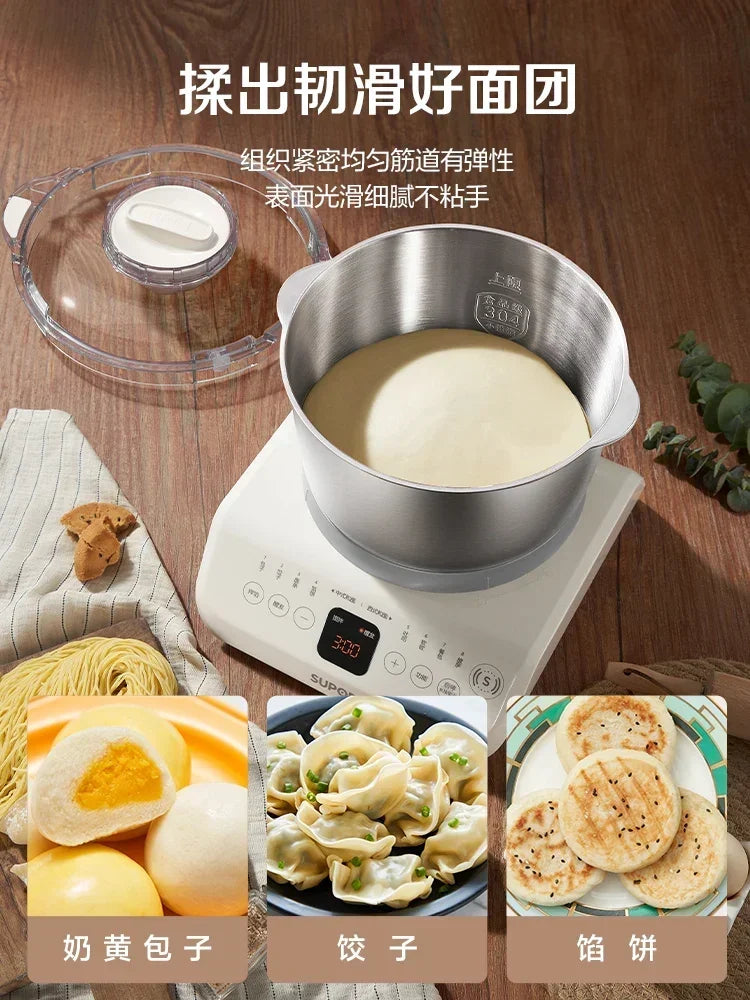 Stand Mixer Automatic Integrated Kneading Stirring Dough Fermentation Household Small Chef Machine for Baking