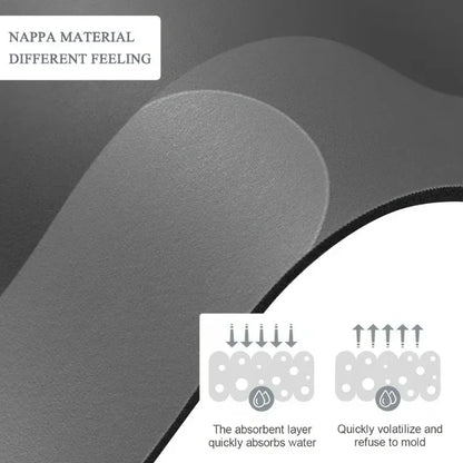 Diatomaceous Earth Bath Mat Super Absorbent Non Slip Fast Drying Soft Floor Mat for Shower Laundry Bedroom Kitchen RV Bathroom