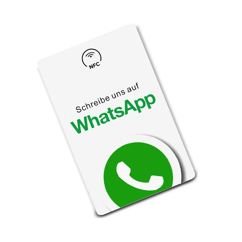 German Review Us On Google Tap Card NFC Ready To Be Activated Instantly Boost Business Reviews Google Review Tap NFC Card Tag