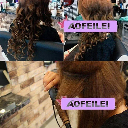 Aofeilei Ceramic Cone Hair Curling Iron Big Waver Electric Curl Hair Curlers with Gloves Cone Shape Hair Styling Tool