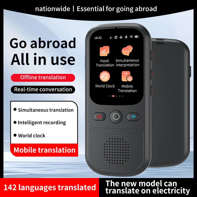 Voice Translator Real Time 142 Online Translation 18 Offline Translation Device Real-Time Smart Voice Photo Translator