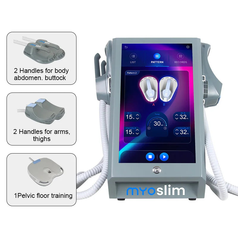 MYOslim Professional 6500W EMSZERO RF Body Slimming Sculpting Machine Muscle Building Fat Burning Equipped with Pelvic Cushion